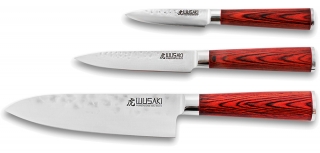 Wusaki Dárková sada 3ks kuchyňských nožů